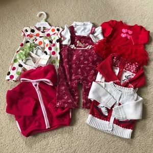 Toddler Girl Clothes Lot 0-6 months